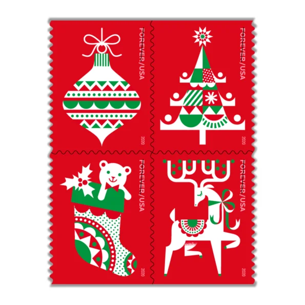 buy holiday stamps 2023 for Christmas and new year
