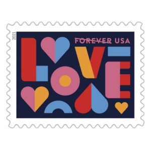 usps love stamps 2021