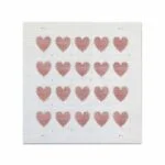 sheet of discount USPS love stamp made of hearts postage cheap forever stamps in bulk for sale