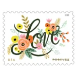 usps love flourishes stamps