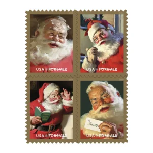 buy Sparkling Holidays Stamps as USPS christmas stamps 2024 cheap forever stamps in bulk for sale