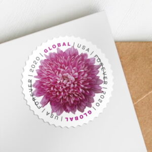Global Chrysanthemum Forever stamps USPS International Postage