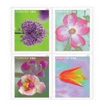 cheap forever garden beauty stamps