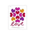 discount USPS love stamp hearts blossom postage cheap forever stamps in bulk for sale