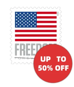Get 50 OFF discount cheap USPS forever stamps in bulk