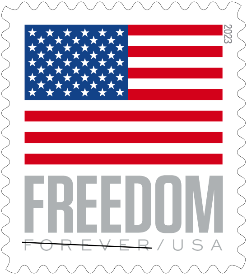 buy us flag 2023 USPS forever stamps cheap in bulk
