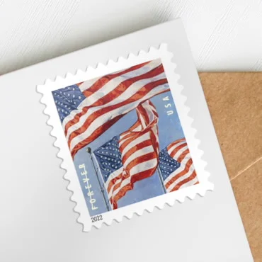 buy cheap US flag stamps in bulk