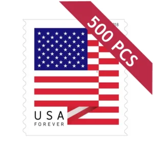 discount roll of 100 USPS 2018 us flag postage stamps cheap forever stamp in bulk for sale
