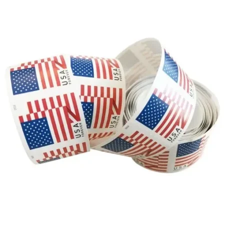 discount roll of 100 USPS 2018 us flag postage stamps cheap forever stamp in bulk for sale