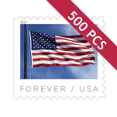 discount roll of 100 USPS 2019 us flag stamp cheap forever stamp in bulk for sale