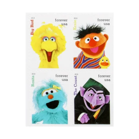 discount USPS Sesame street postage stamps cheap forever stamp in bulk for sale