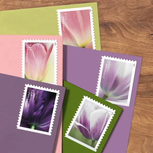 buy cheap forever stamps in bulk like tulip stamps 2023