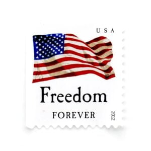 discount sheet of 100 USPS 2012 us flag postage stamps cheap forever stamp in bulk for sale