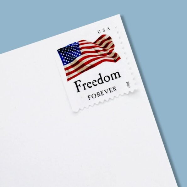 discount sheet of 100 USPS 2012 us flag postage stamps cheap forever stamp in bulk for sale
