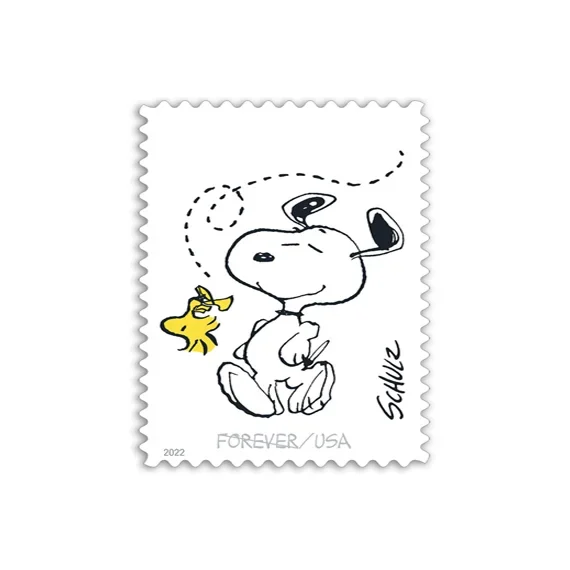 cheap-Charles-M-Schulz -stamps-USPS-snoopy-stamp-2022-1