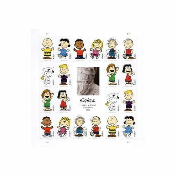 cheap-Charles-M-Schulz -stamps-USPS-snoopy-stamp-2022-3