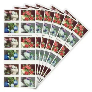 flower from the garden 5 book of stamps cost cheap in bulk 2023 on sale
