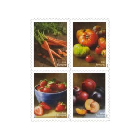 discount USPS fruits vegetables postage stamps cheap forever stamp in bulk for sale