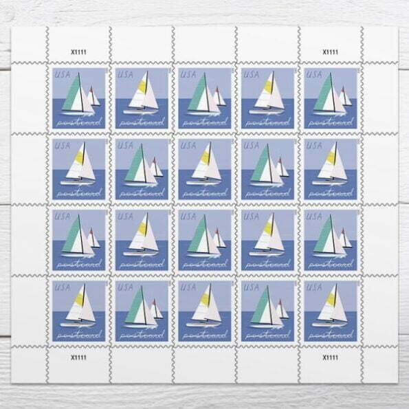 sailboat-postcard-2023-Cheap USPS-Postage-forever-stamps-3