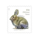 Brush Rabbits Stamps