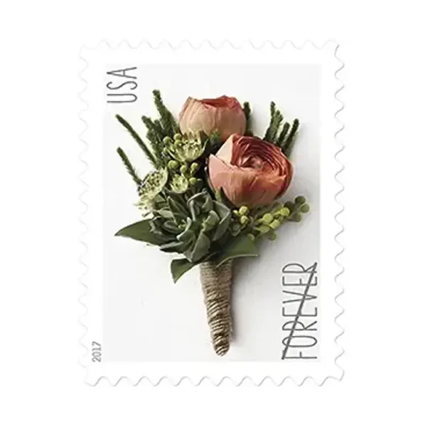 Celebration-Boutonniere-Stamp-USPS-Wedding-Forever-Stamps-on-sale-cheap-in-bulk-3