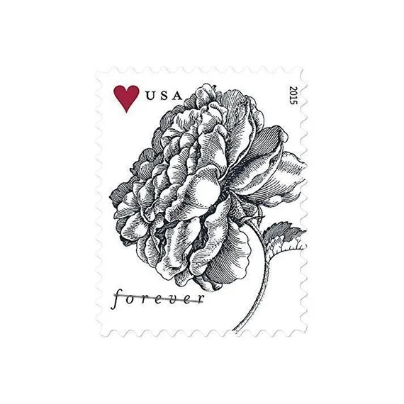 buy Vintage Rose Forever stamp cheap in bulk