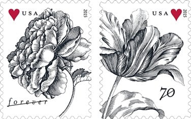buy Engraved Vintage Rose Stamps cheap in bulk