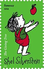 buy discount USPS Shel SilverStein Stamps Giving Tree Stamp cheap forever stamps in bulk for sale