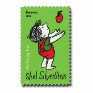 buy discount USPS Shel SilverStein Stamp Giving Tree Stamps cheap forever stamps in bulk for sale
