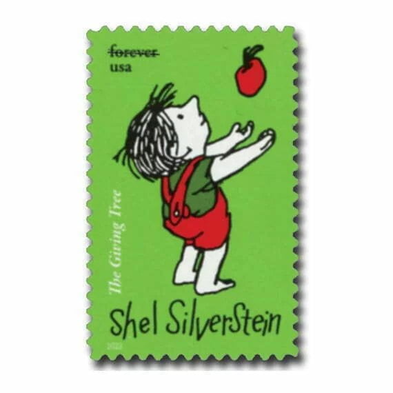 buy discount USPS Shel SilverStein Stamp Giving-Tree-Stamps cheap forever stamps in bulk for sale