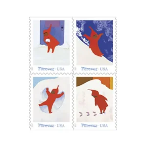The Snowy Day stamps usps Forever Postage Stamp on sale cheap in bulk