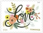 discount USPS Love Flourishes postage cheap forever stamps in bulk for sale