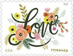 USPS Love Flourishes-Stamps forever postage