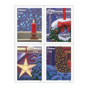 Otters in Snow Forever Stamps: A Winter Surprise for Your Mail