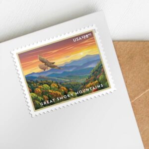 Priority Express Mail 75 Great Smoky Mountains Stamps cheap forever stamps for sale in bulk