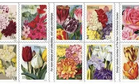 disocunt-usps-flower-Botanical-art-Stamps-for-sale-cheap-in-bulk