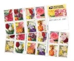 disocunt-usps-flower-Botanical-art-Stamps-for-sale-cheap-in-bulk