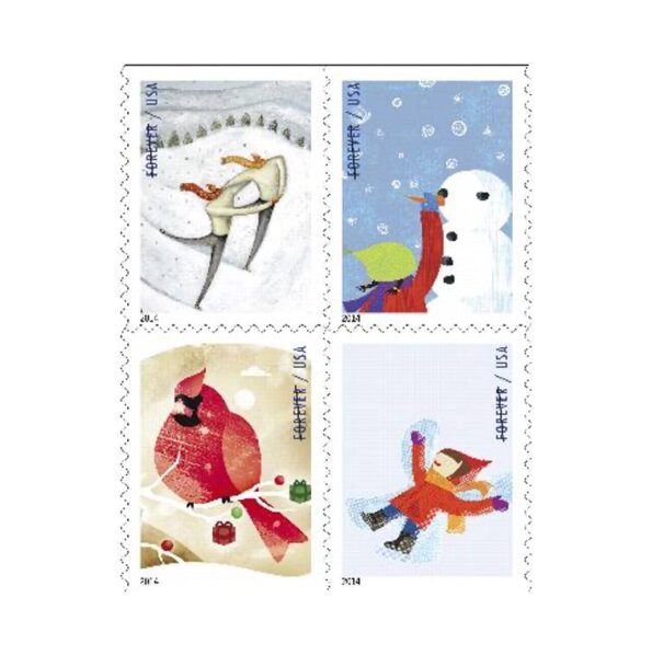 discount-USPS-winter-fun-stamp-cheap-forever-postage-in-bulk-1