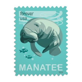 USPS save manatees stamps cheap in bulk