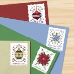 Holiday joy stamps stamps cheap in bulk