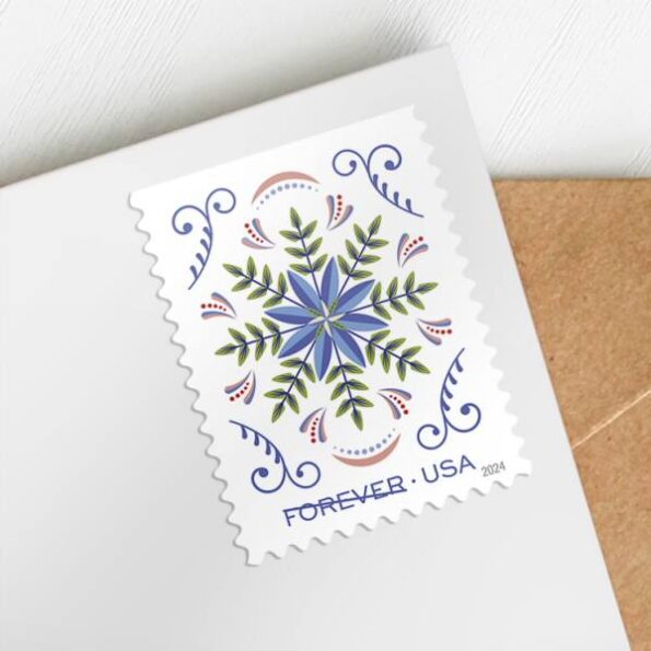 Holiday joy stamps in bulk