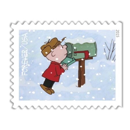 Buy Discount USPS A Charlie Brown Christmas Forever Stamps cute