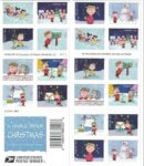 USPS A Charlie Brown Christmas Forever Stamps cute
