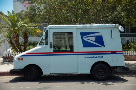 usps official truck logo discount postage stamps cheap in bulk