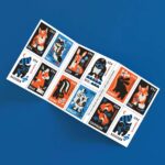 baby wild animals stamps 817