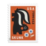 baby wild animals stamps 817