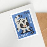 baby wild animals stamps 817