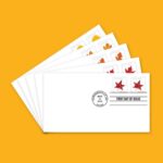 discount postcard cheap vibrant leaves stamps 2027