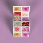 dahlias stamps USPS floral cheap in bulk
