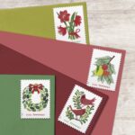 holiday cheer stamps for Christmas greetings